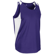 Speed Singlet - Purple White - Adult - 3XL