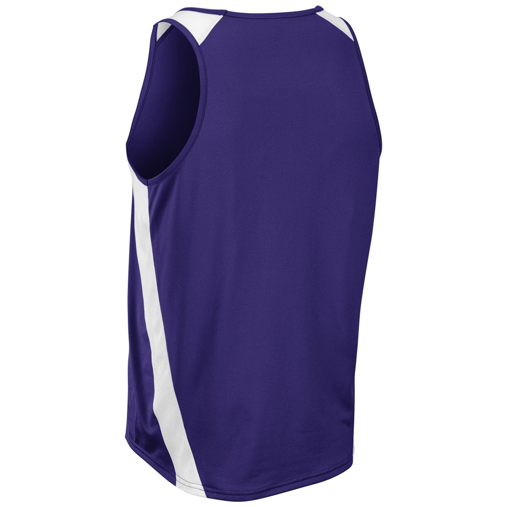 Speed Singlet - Purple White - Youth - Small