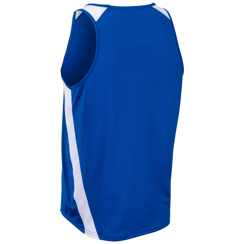 Speed Singlet - Royal White - Adult - 3XL