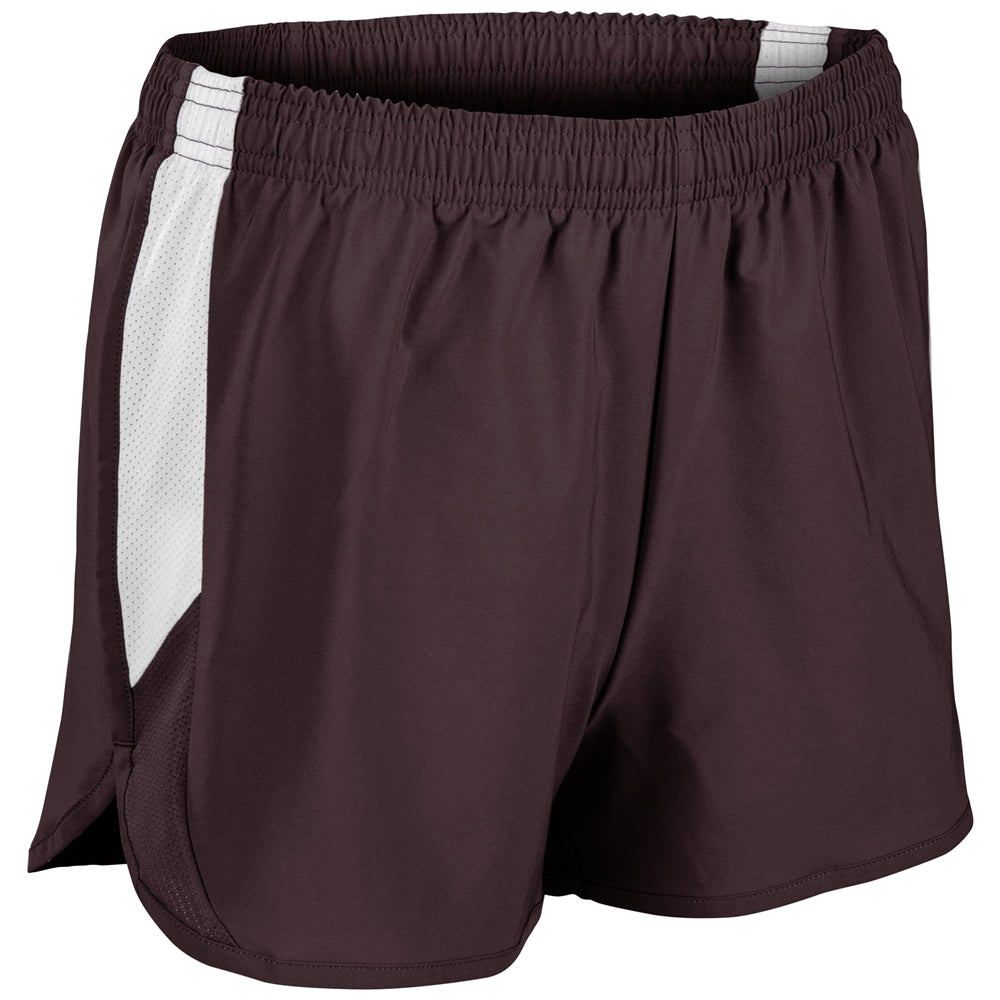 Speed Woven Short - Maroon - Womens - Extra-Small