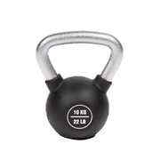 KETTLEBELL, RUBBER COATED - 10 KG/22 LB