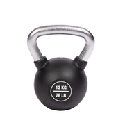KETTLEBELL, RUBBER COATED - 12 KG/26.4 LB