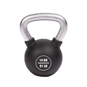 KETTLEBELL, RUBBER COATED - 14KG/31 LB