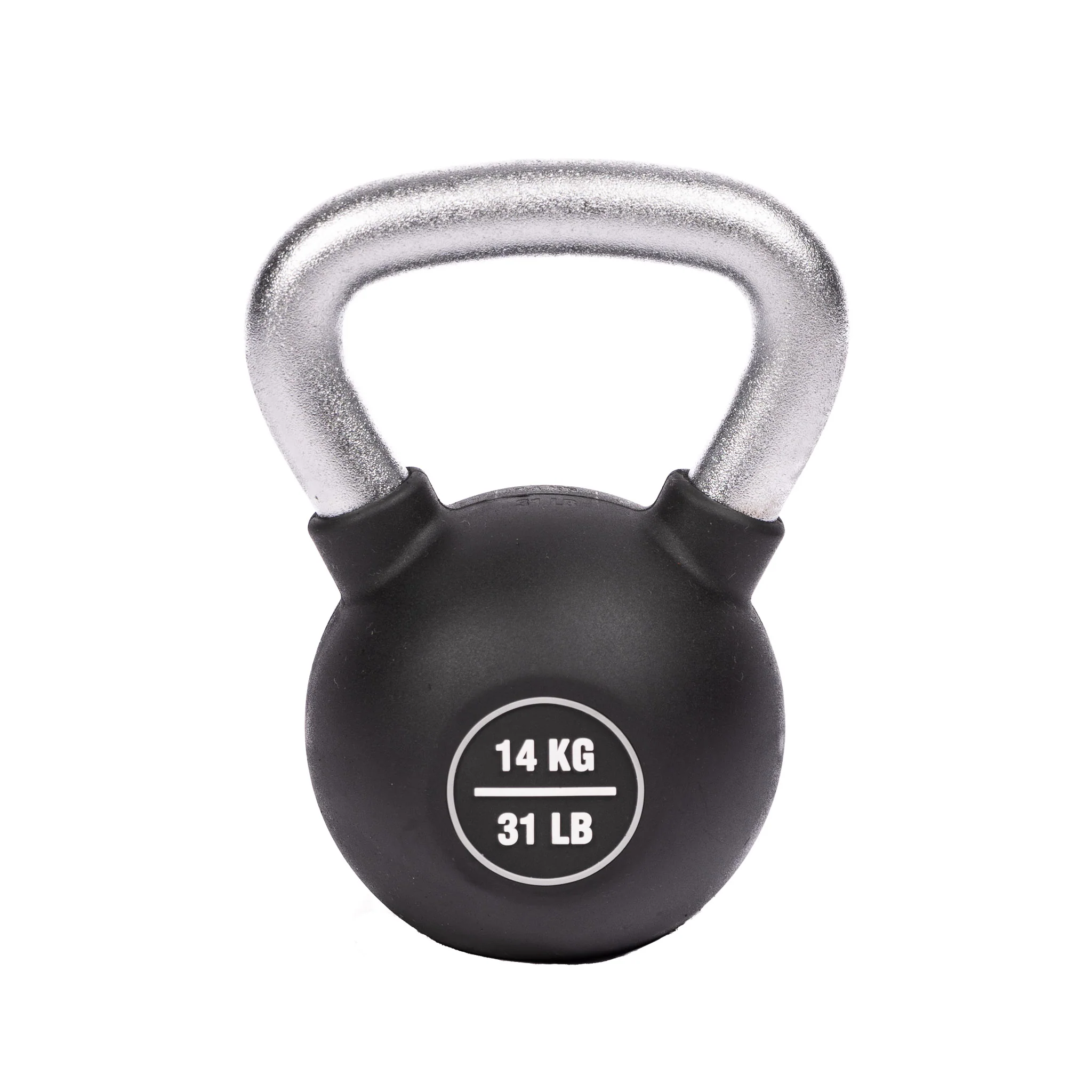 KETTLEBELL, RUBBER COATED - 14KG/31 LB