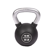 KETTLEBELL, RUBBER COATED - 16 KG/35.2 LB