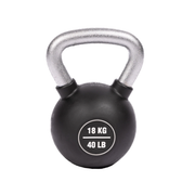 KETTLEBELL, RUBBER COATED - 18KG/40LB