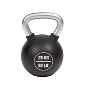 KETTLEBELL, RUBBER COATED - 28 KG/61.7 LB