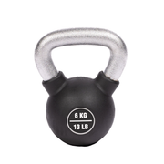 KETTLEBELL, RUBBER COATED - 6 KG/13.2 LB