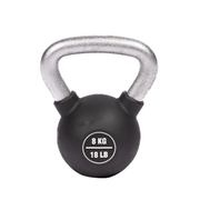 KETTLEBELL, RUBBER COATED - 8 KG/17.6 LB