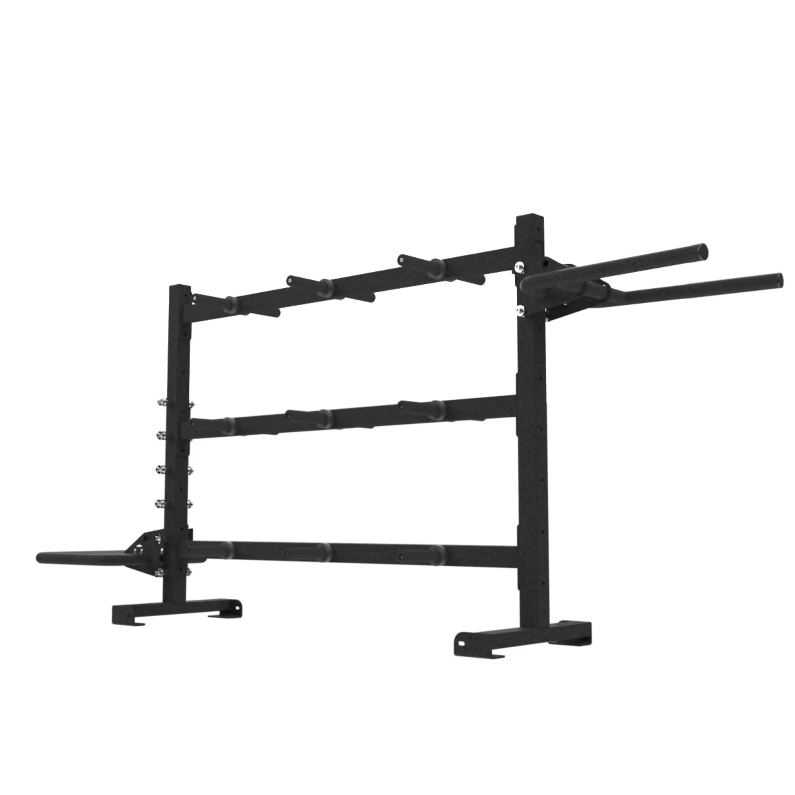6 FOOT HORIZONTAL WEIGHT STORAGE/DIP/PLYO RACK