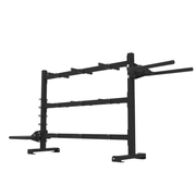 6 FOOT HORIZONTAL WEIGHT STORAGE/DIP/PLYO RACK