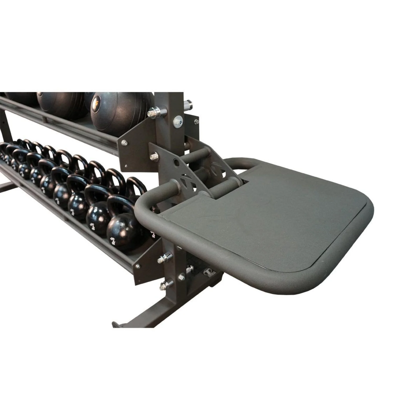 6 FOOT HORIZONTAL WEIGHT STORAGE/DIP/PLYO RACK