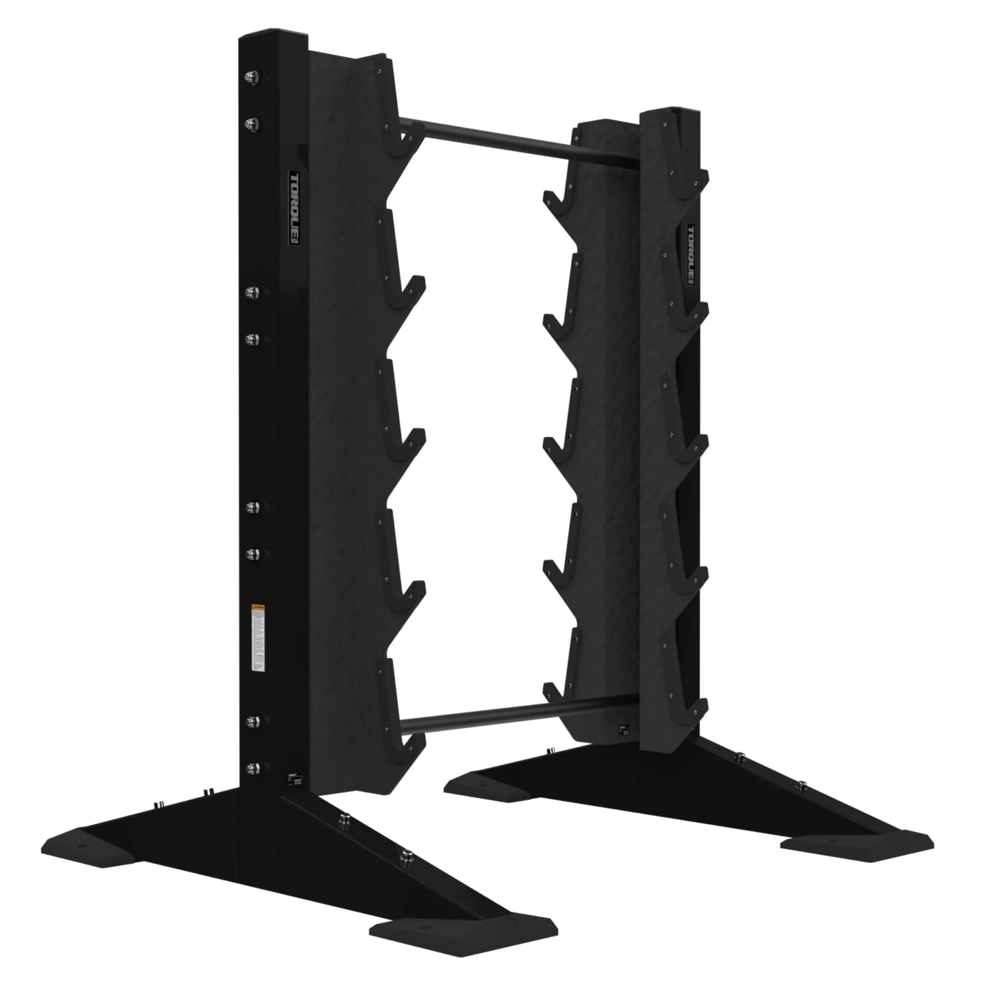 X-CREATE 2-SIDED CENTER 10 BARBELL RACK (SATIN BLACK)