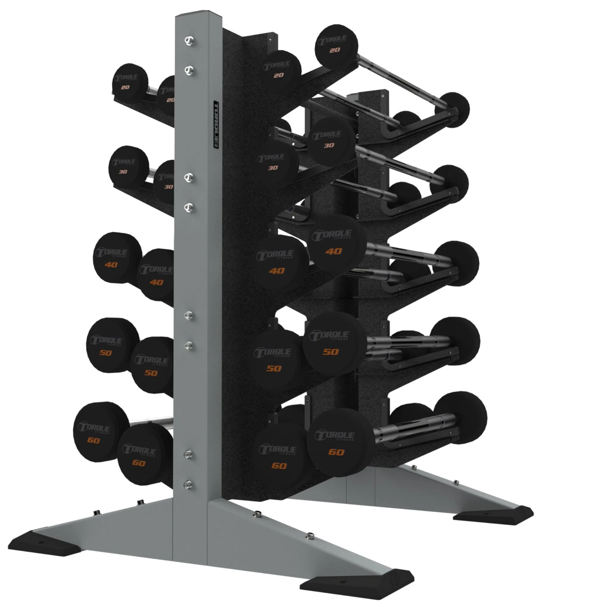X-CREATE 2-SIDED CENTER 20 BARBELL RACK (PLATINUM 2)