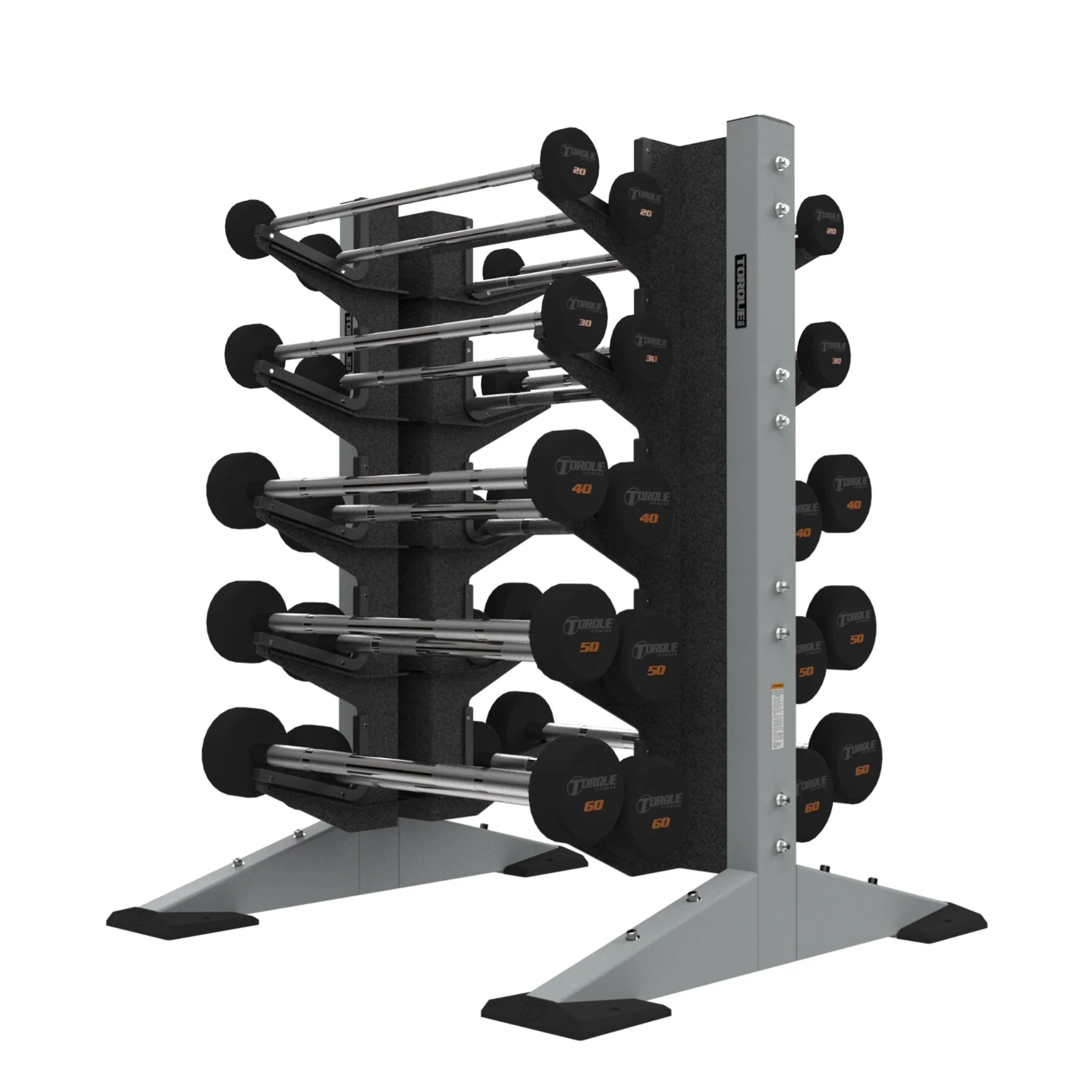 X-CREATE 2-SIDED CENTER 20 BARBELL RACK (PLATINUM 2)