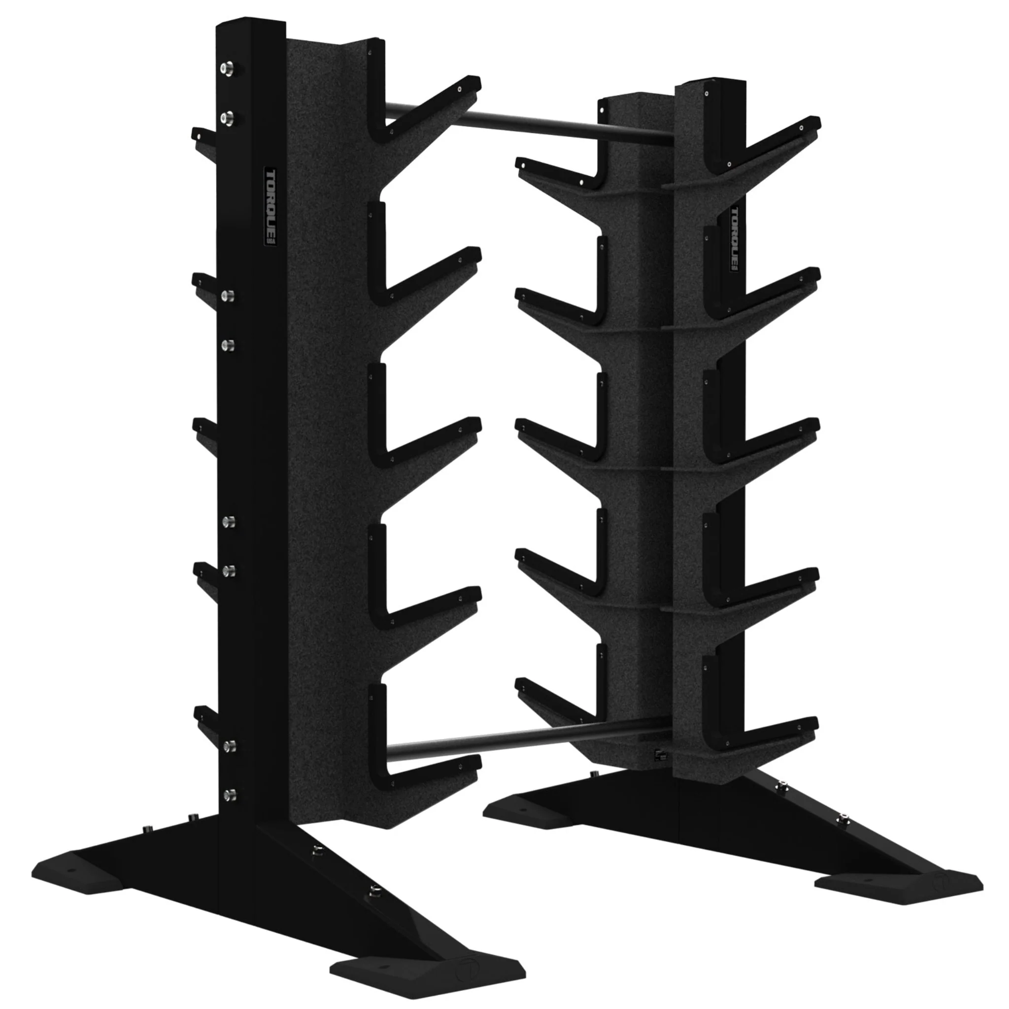 X-CREATE 2-SIDED CENTER 20 BARBELL RACK (SATIN BLACK)
