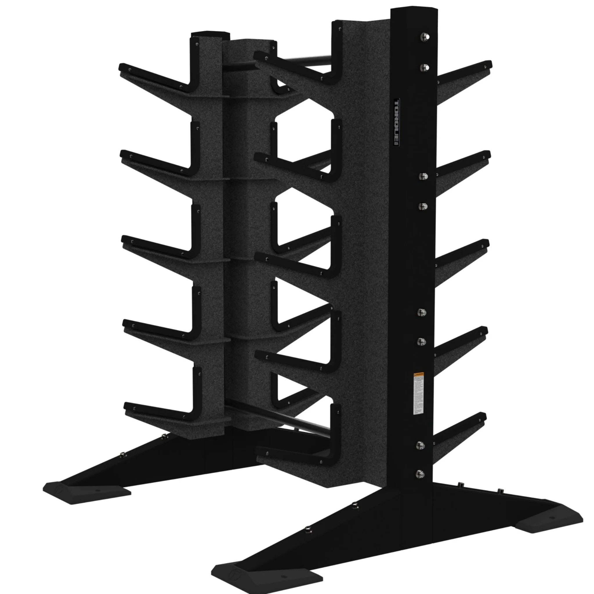X-CREATE 2-SIDED CENTER 20 BARBELL RACK (SATIN BLACK)