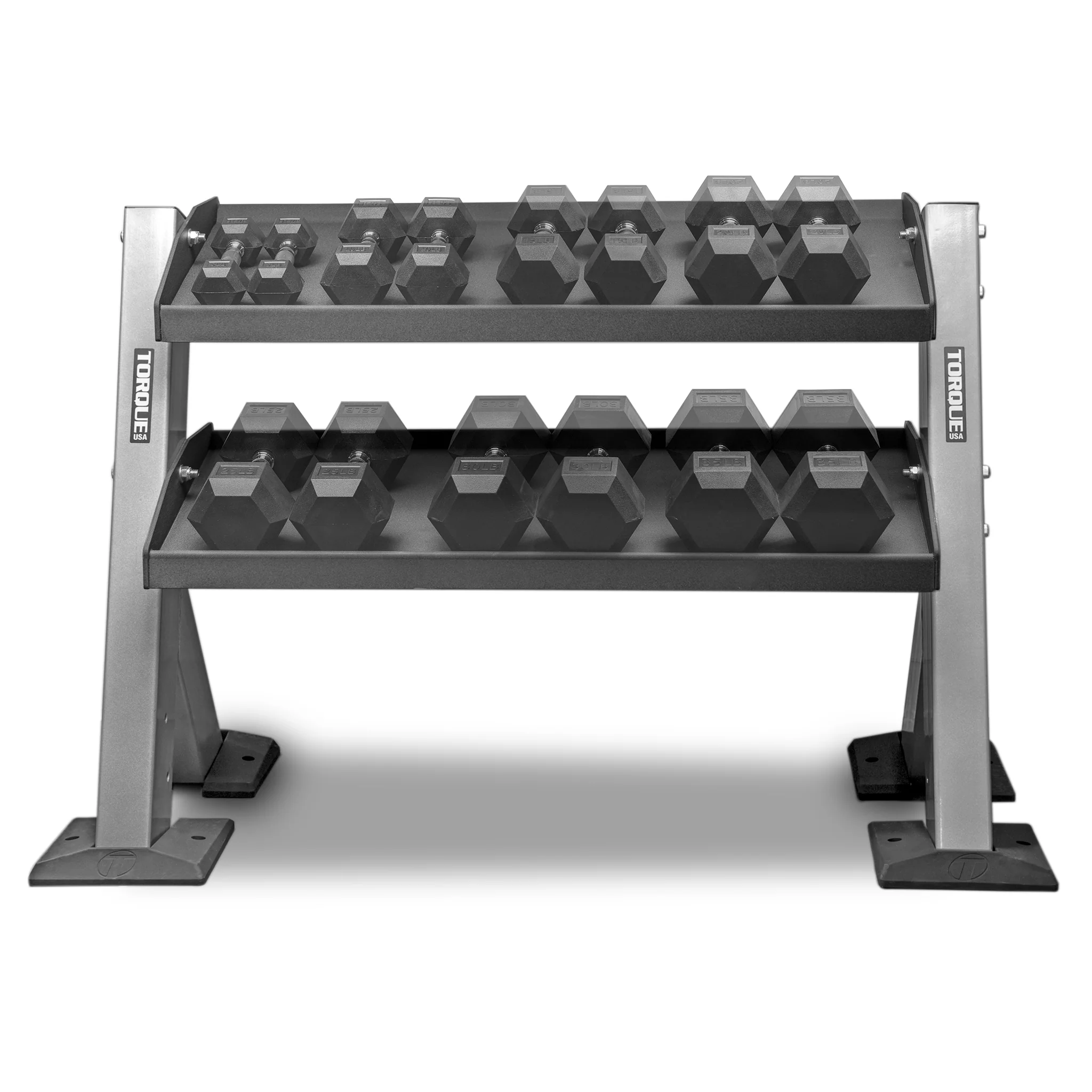 X-CREATE 4 FOOT (1.2 M) HEX HEAD DUMBBELL RACK (PLATINUM 2)