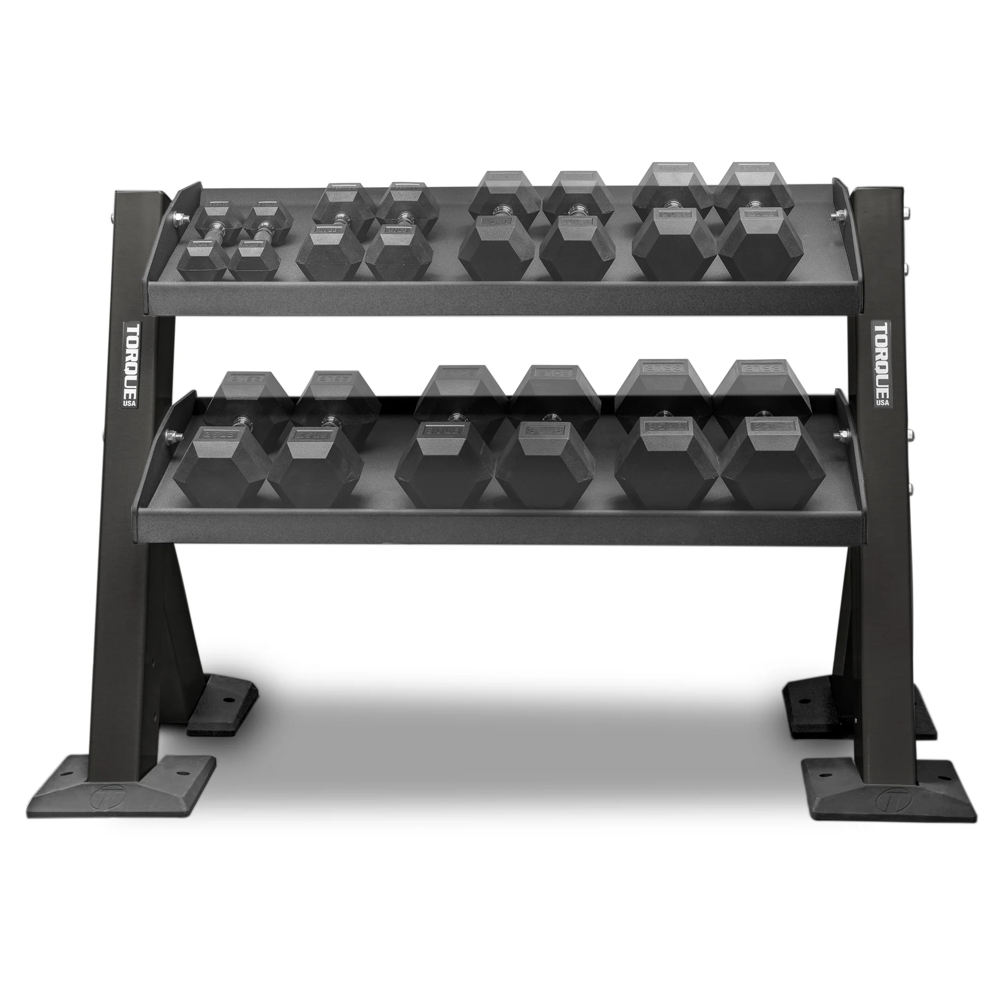X-CREATE 4 FOOT (1.2 M) HEX HEAD DUMBBELL RACK (SATIN BLACK)