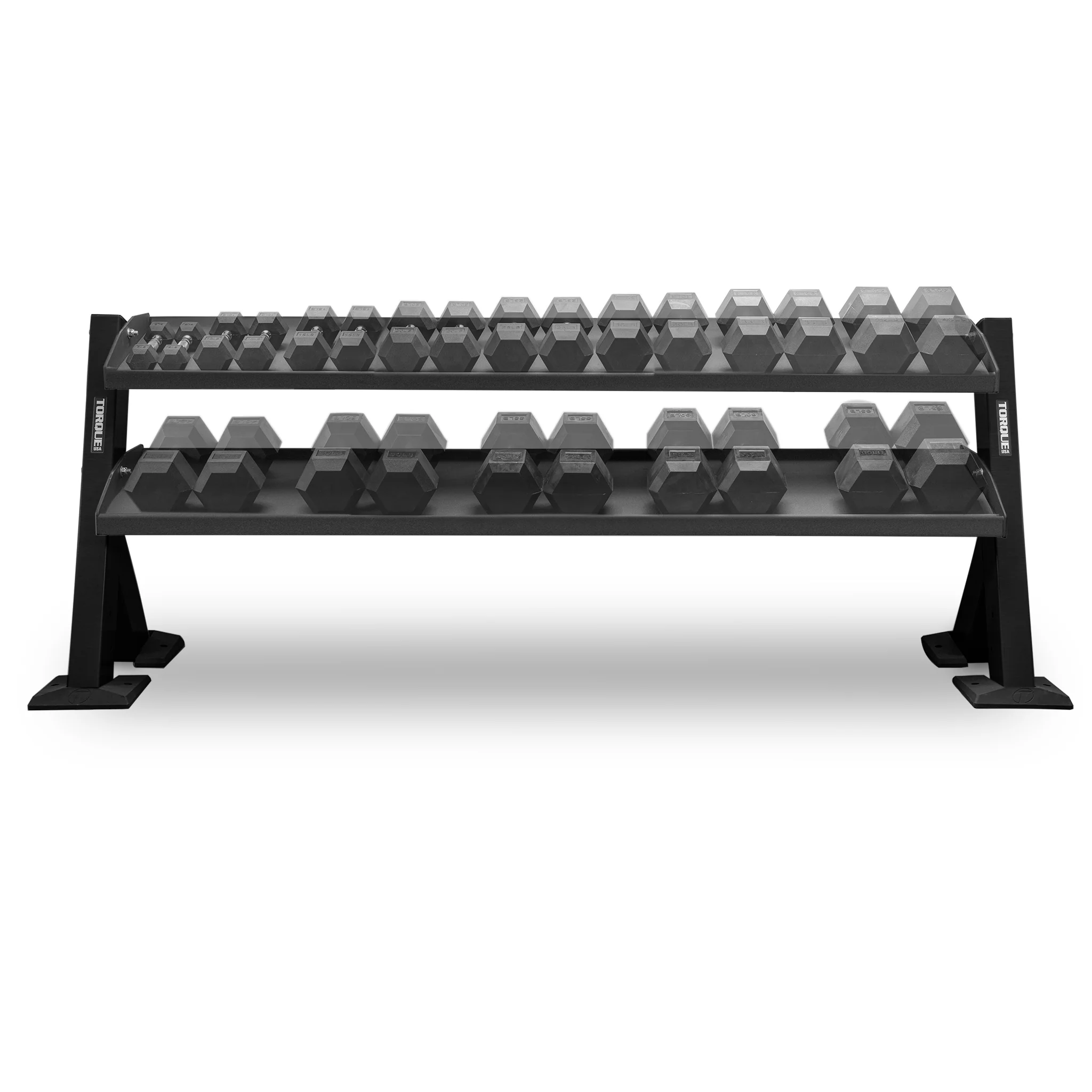 X-CREATE 8 FOOT (2.4 M) HEX HEAD DUMBBELL RACK (SATIN BLACK)