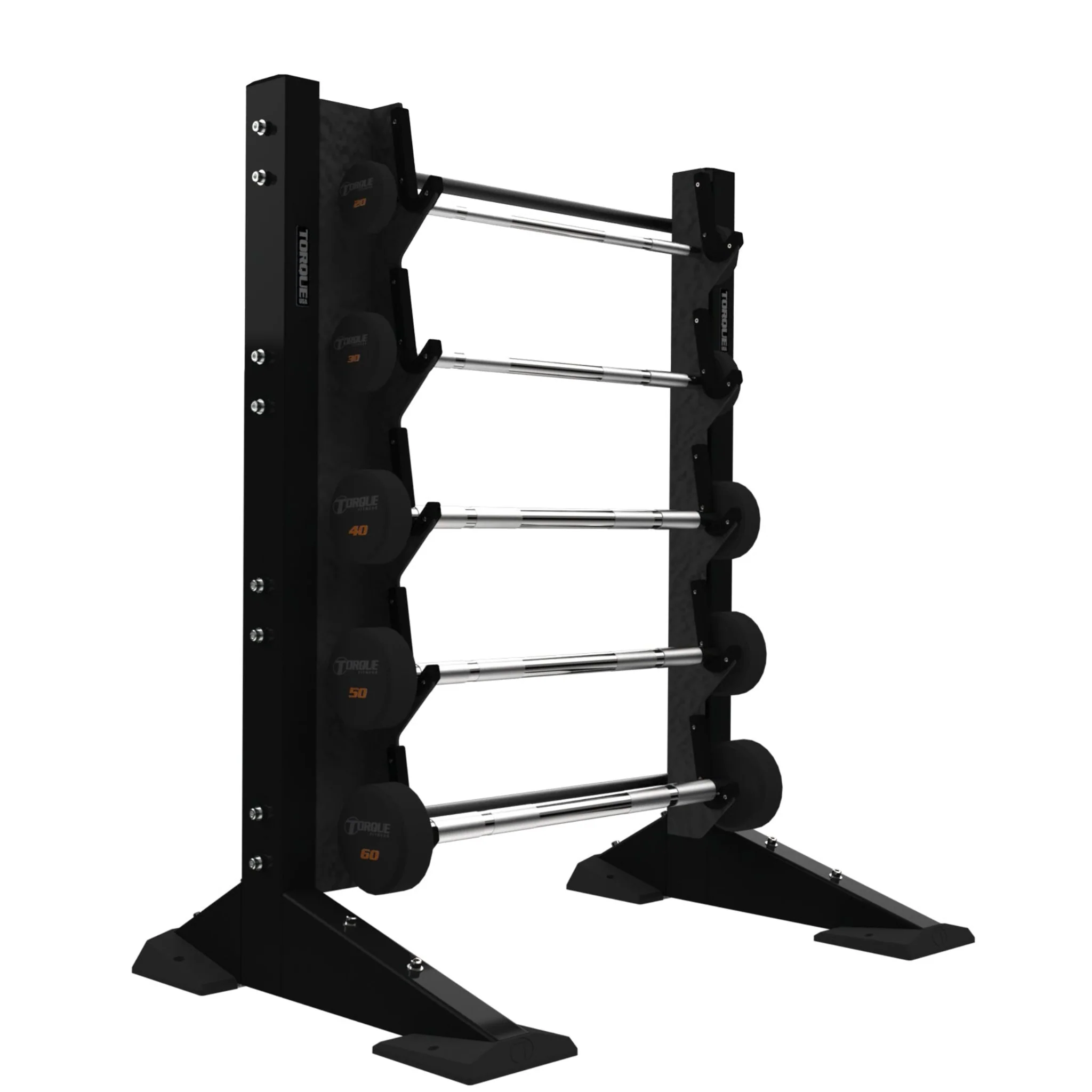 X-CREATE 1-MODULE WALL 5 BARBELL RACK (SATIN BLACK)