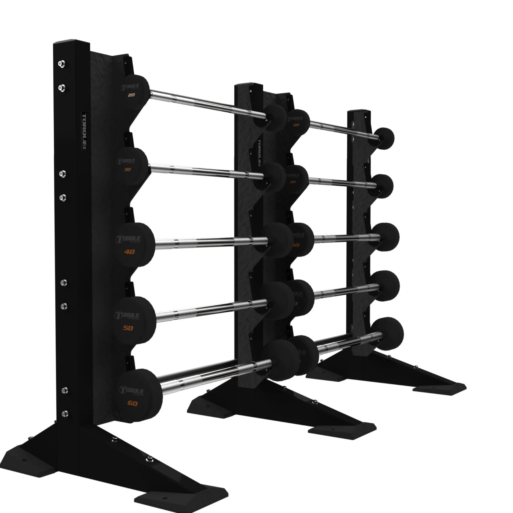 X-CREATE 2-MODULE WALL 10 BARBELL RACK (SATIN BLACK)