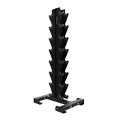 VERTICAL DUMBBELL RACK - 8 PAIR (HIGH WEAR BLACK)
