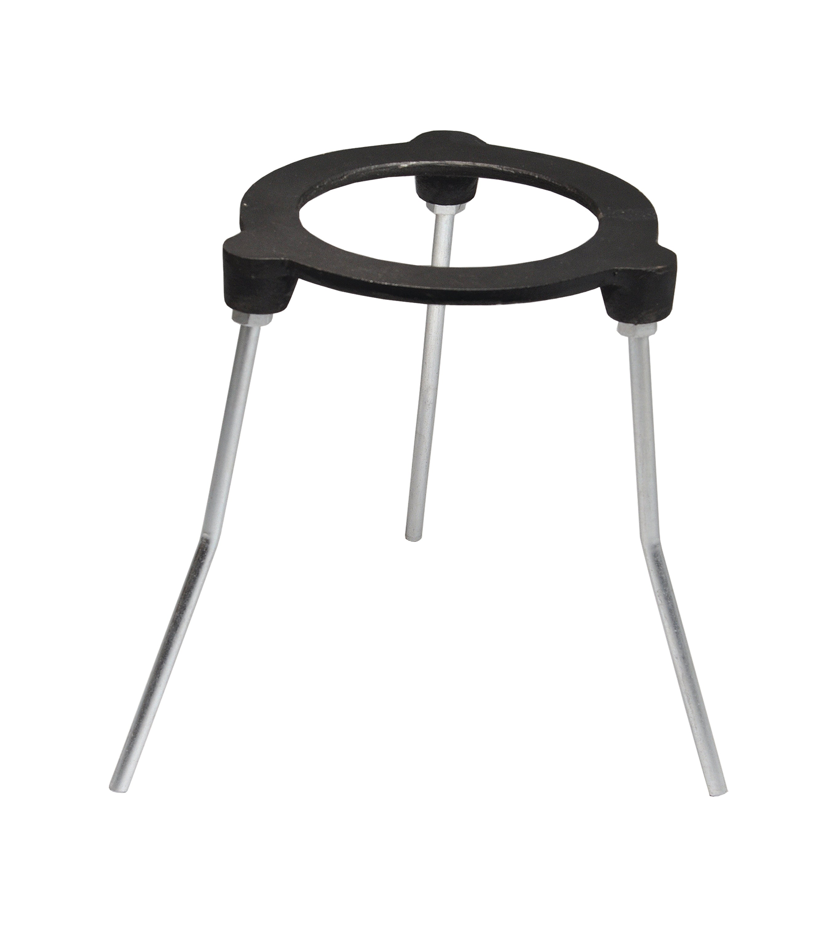 United Scientific® Tripod Stand, Cast Iron, 5" Ring, 8" Height