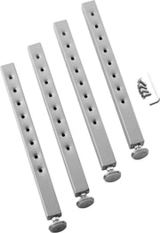 NPS® Titan Stool Adjustable Legs, Set of 4, Frame Color: Grey