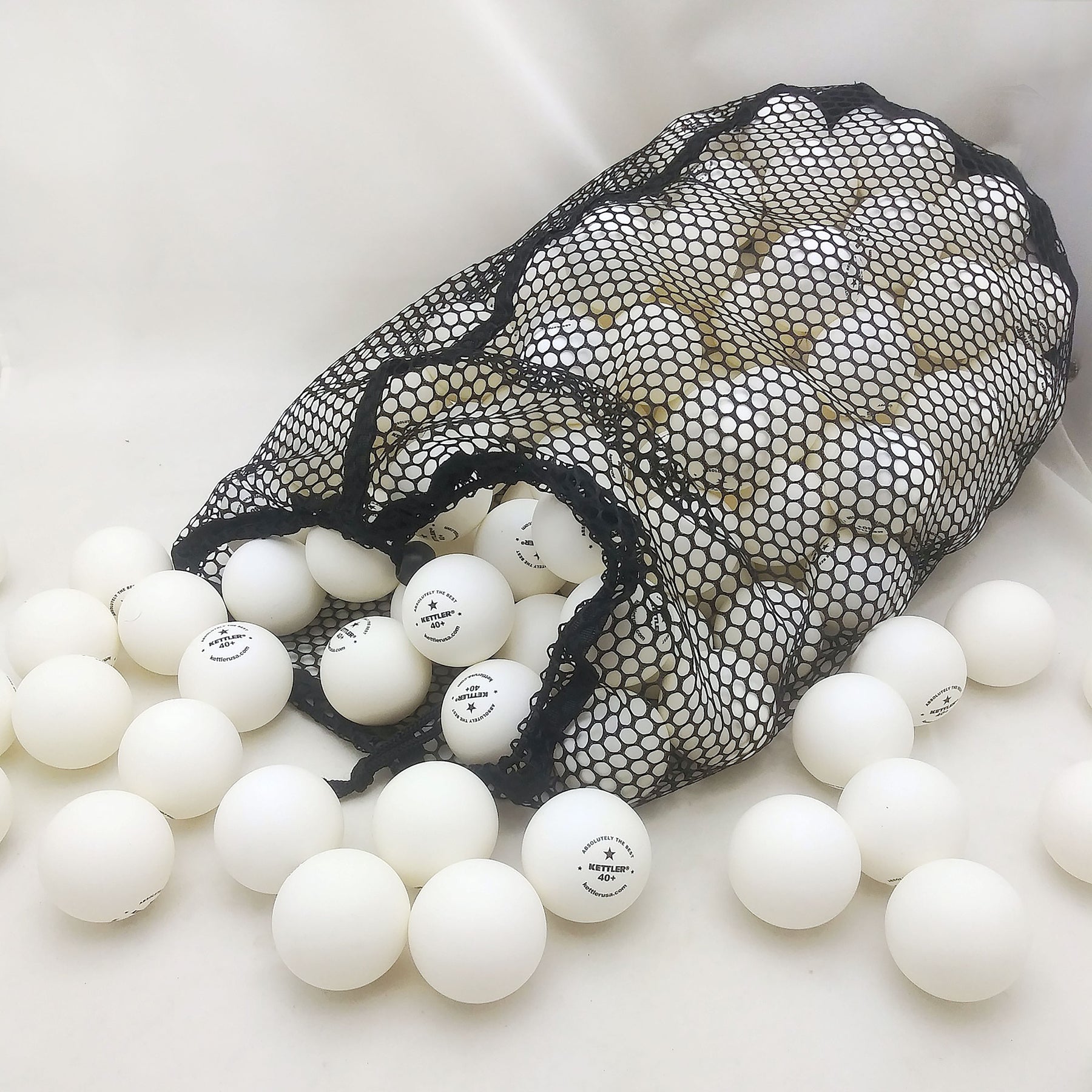 Kettler® White 1-Star Table Tennis Training Balls - 144 Count Bag