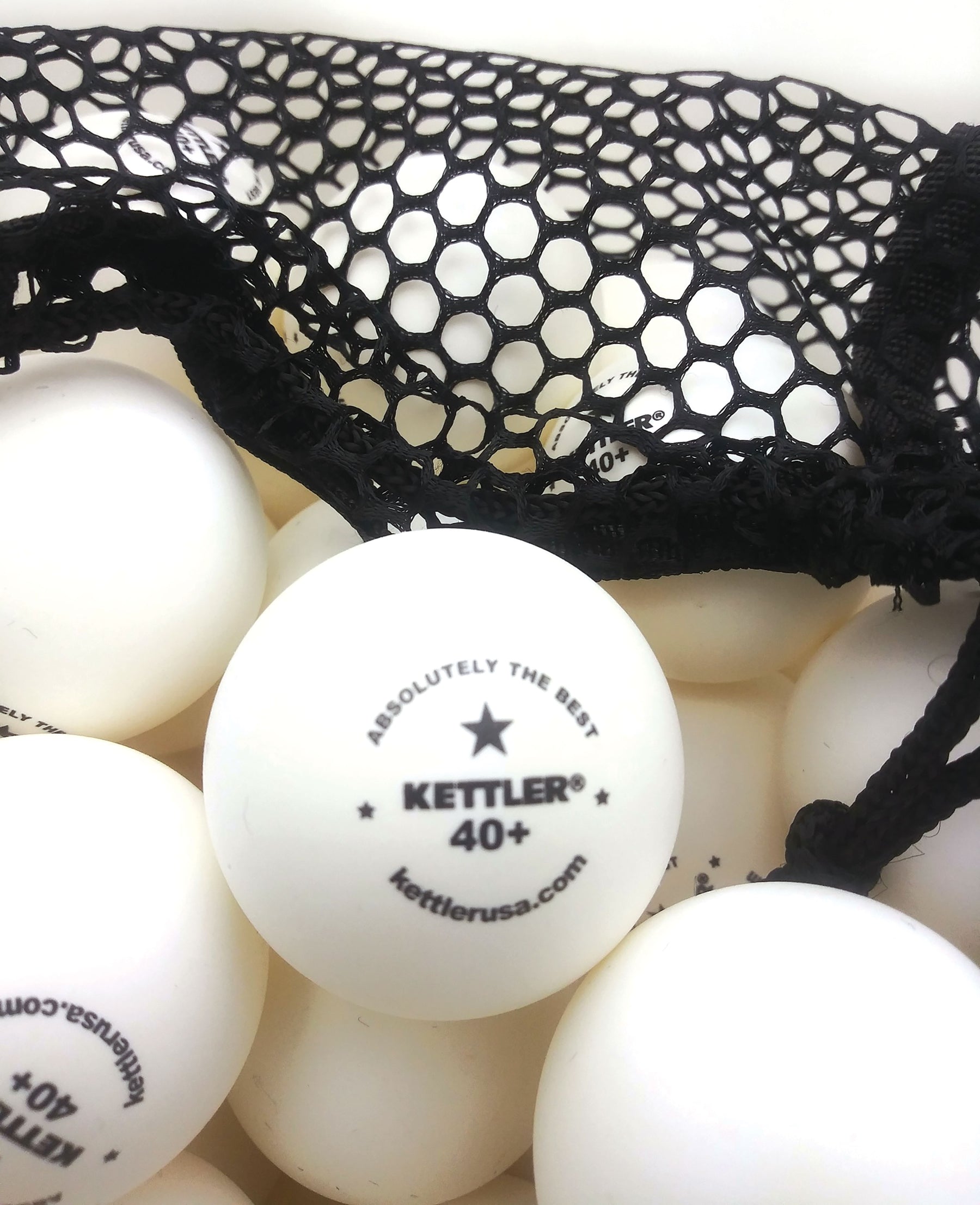 Kettler® White 1-Star Table Tennis Training Balls - 144 Count Bag