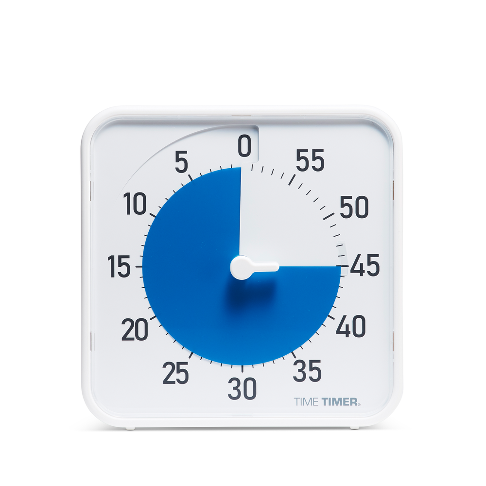 Time Timer® Original 8" (White with Blue Disk)
