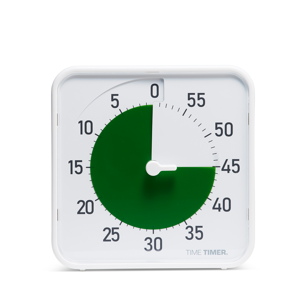 Time Timer® Original 8" (White with Green Disk)