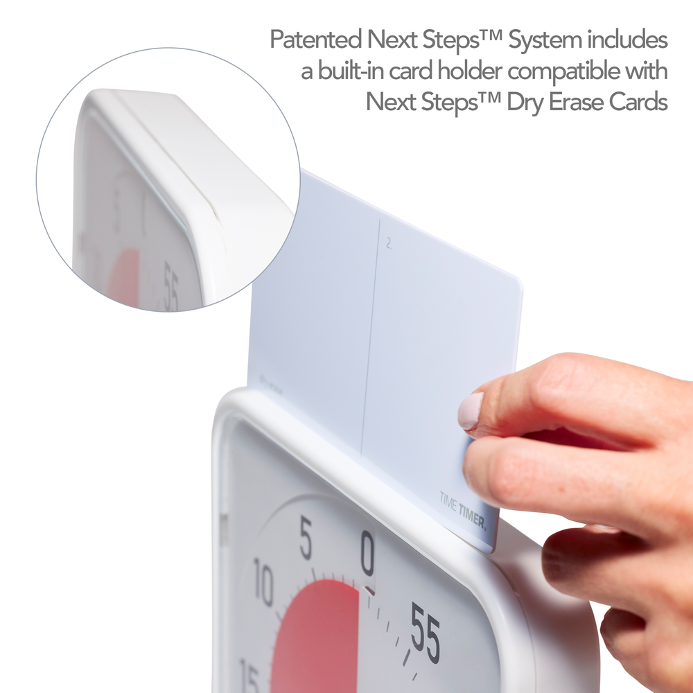 Time Timer® Original 8" (White with Blue Disk)