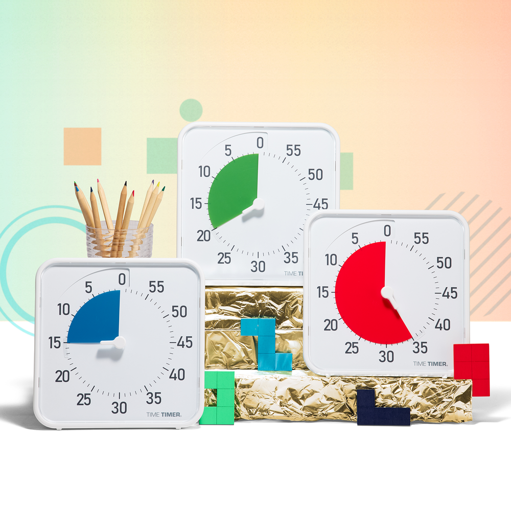 Time Timer® Original 8" (White with Red Disk)