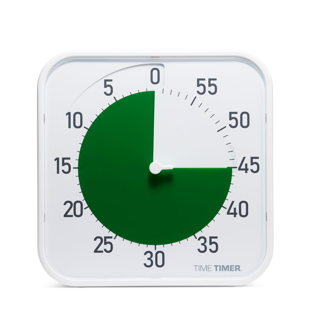 Time Timer® Original 12" (White with Green Disk)