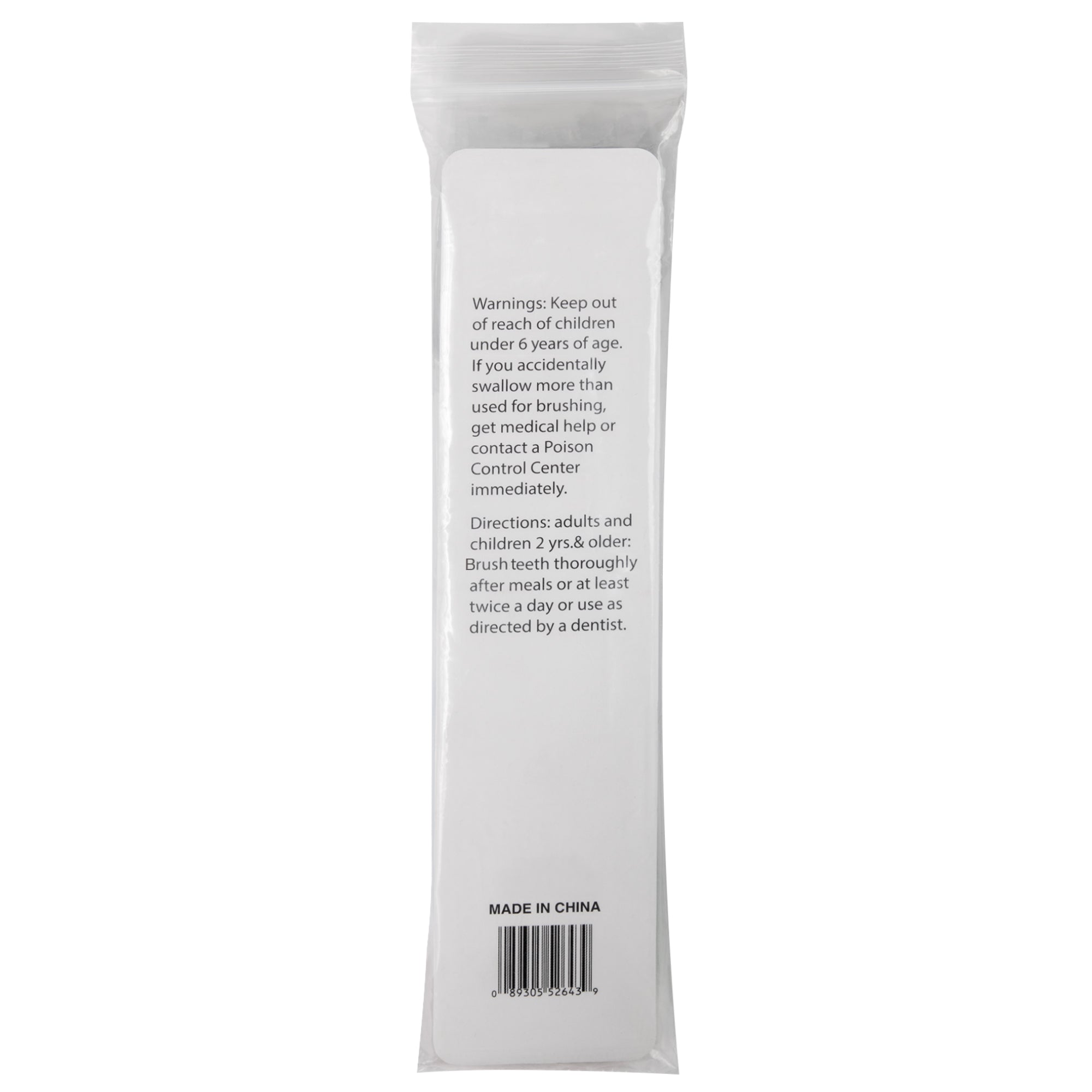 Travel Oral Care 6 Piece Kit - 100 in the Pack