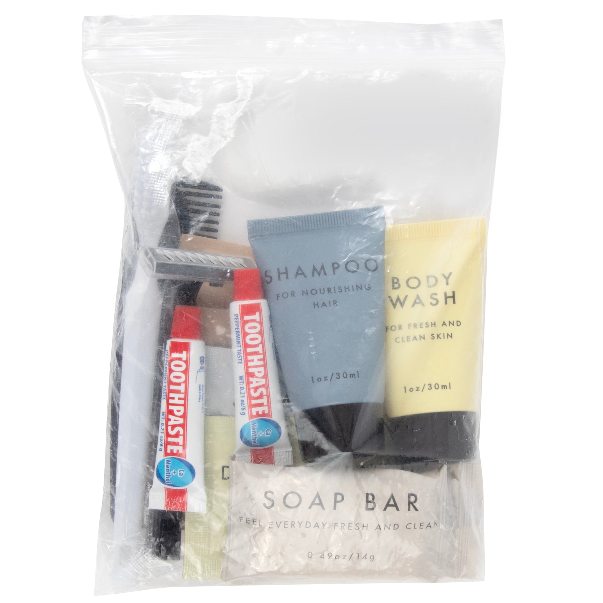 Women's 15-piece Toiletry Kit with Pouch - 25 in the Pack