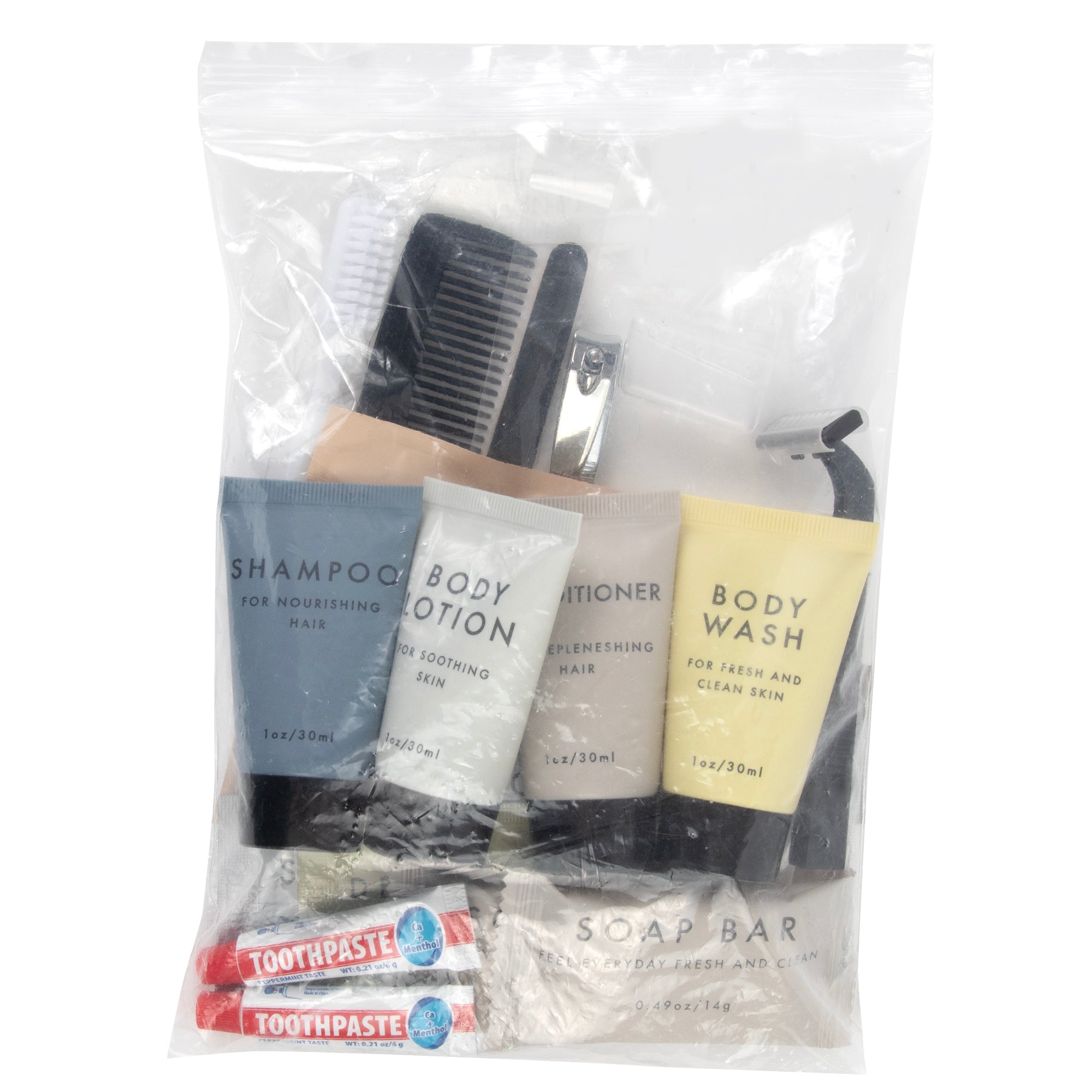 Premium 25 Piece Hygiene Kit - 50 in the Pack