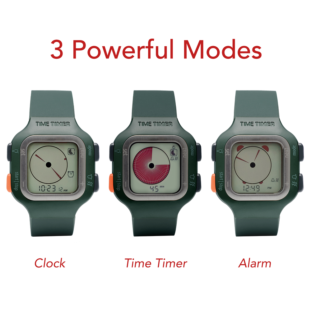 Time Timer® Watch - Large/Adult Sequoia Green (5.5"-8.25" cir.)
