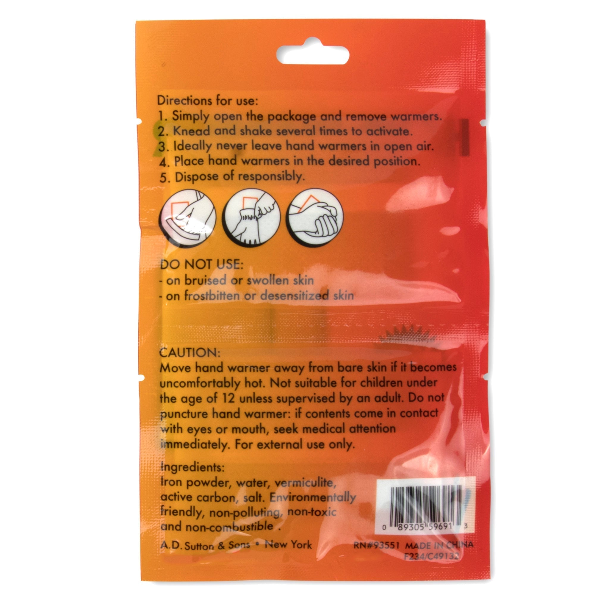 Hand Warmers - 100 in the Pack