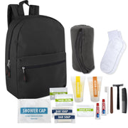 Essential Hygiene Kit 15-Piece with Backpack - 12 in the Pack