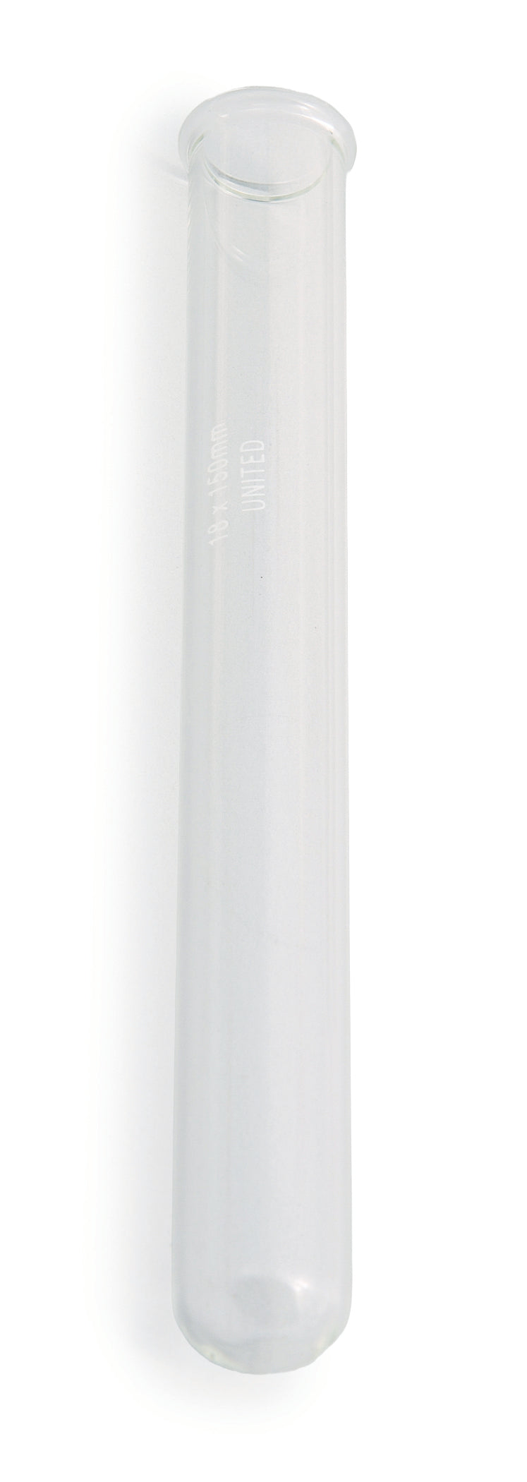 United Scientific® Test Tube W/ Rim, Borosilicate Glass, 10 X 75mm, comes with 72