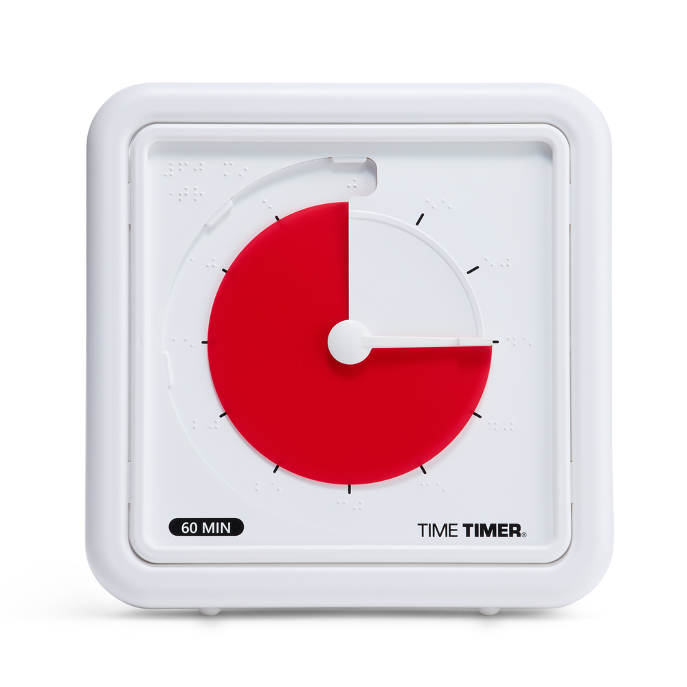 Time Timer® Braille 8" (with Red Disk)