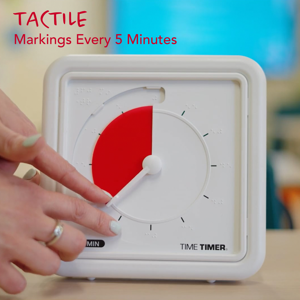 Time Timer® Braille 8" (with Red Disk)