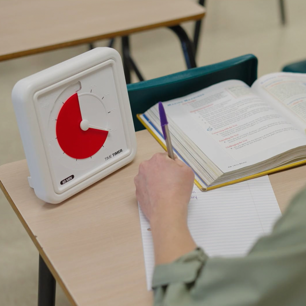 Time Timer® Braille 8" (with Red Disk)