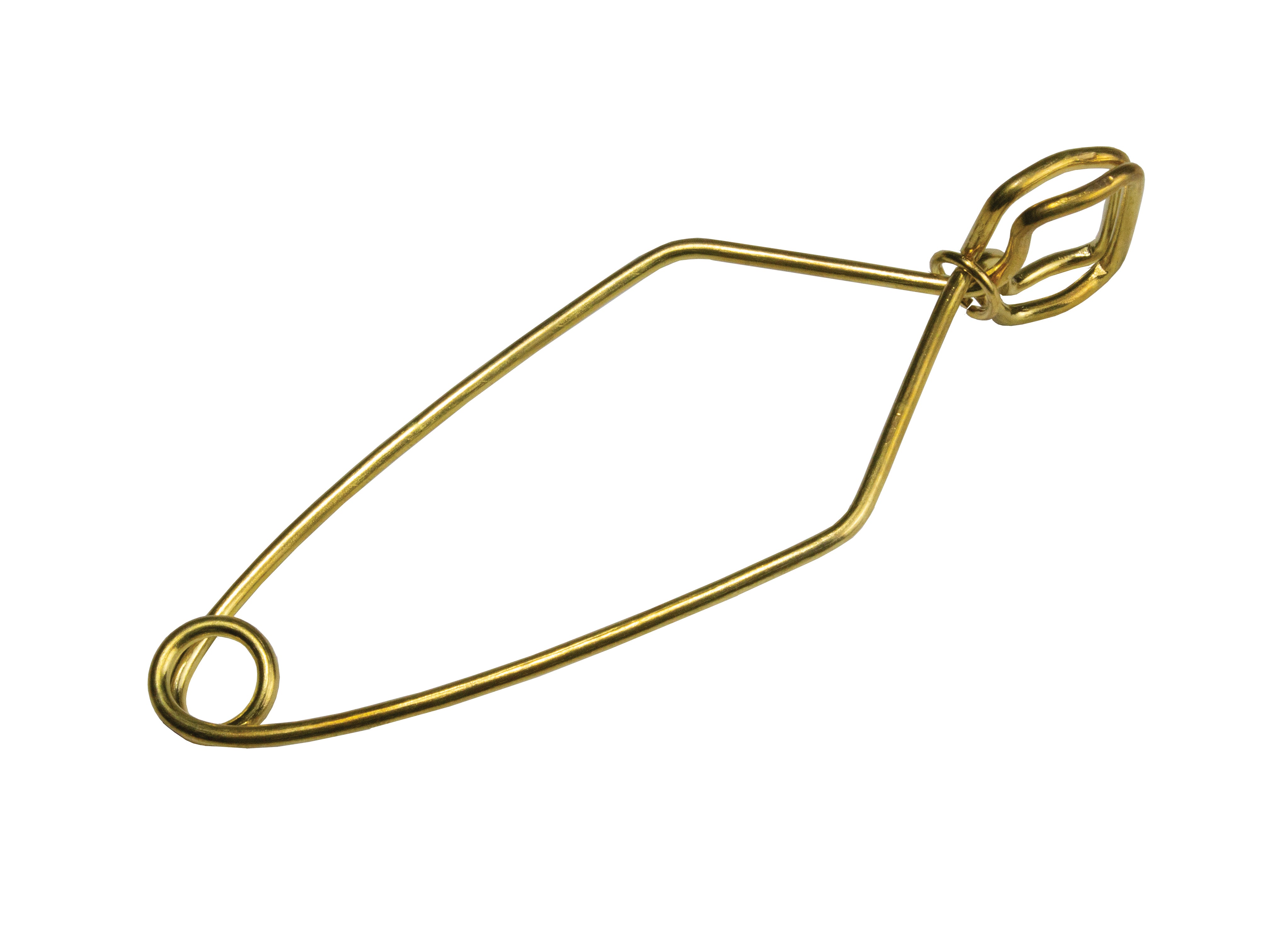 United Scientific® Test Tube Clamp, Brass Wire, Without Finger Grips