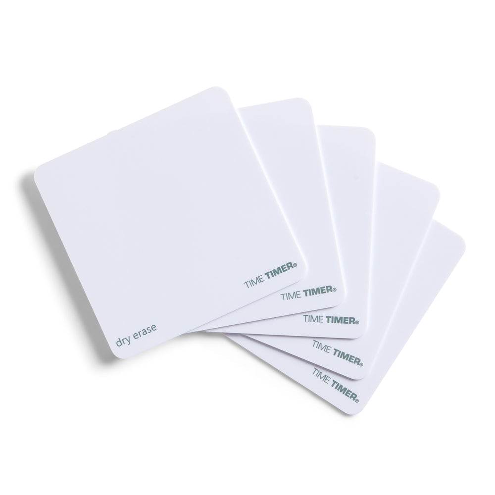 Time Timer® Originals Accessory - Extra Dry Erase Activity Cards (Set of 5)