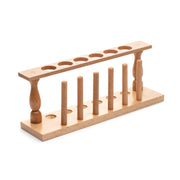 United Scientific® Wooden Test Tube Rack, 6-Tube