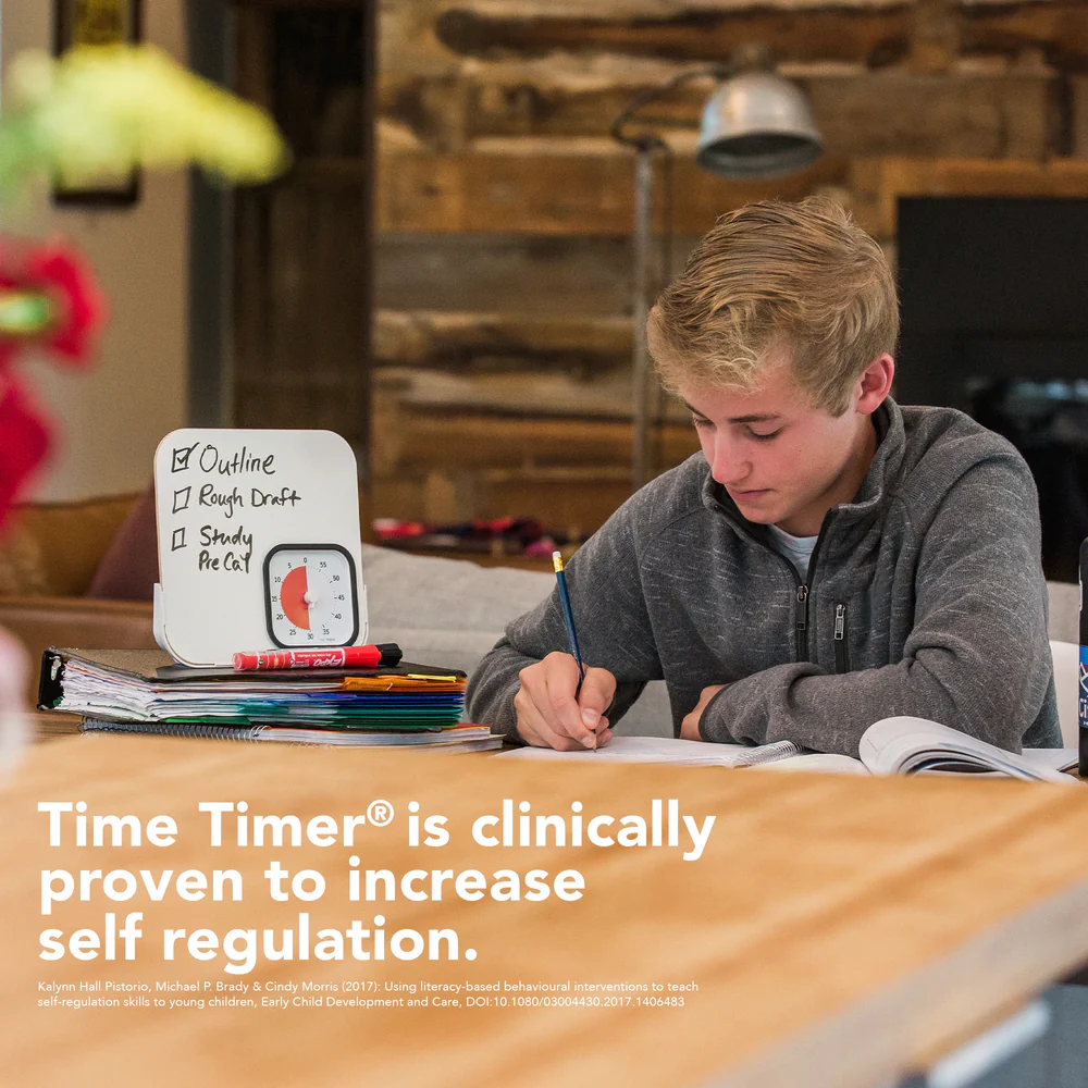 Time Timer® Dry Erase Board (Includes Charcoal MOD visual timer)